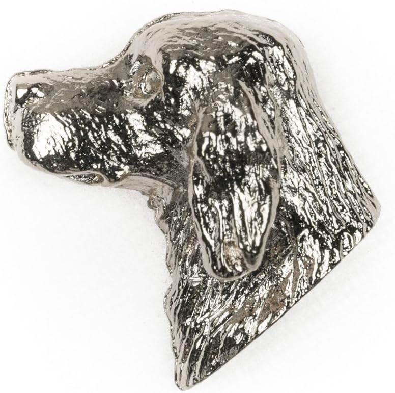 IRISH SETTER Made in U.K Artistic Style Dog Clutch Lapel Pin Collection, Silver
