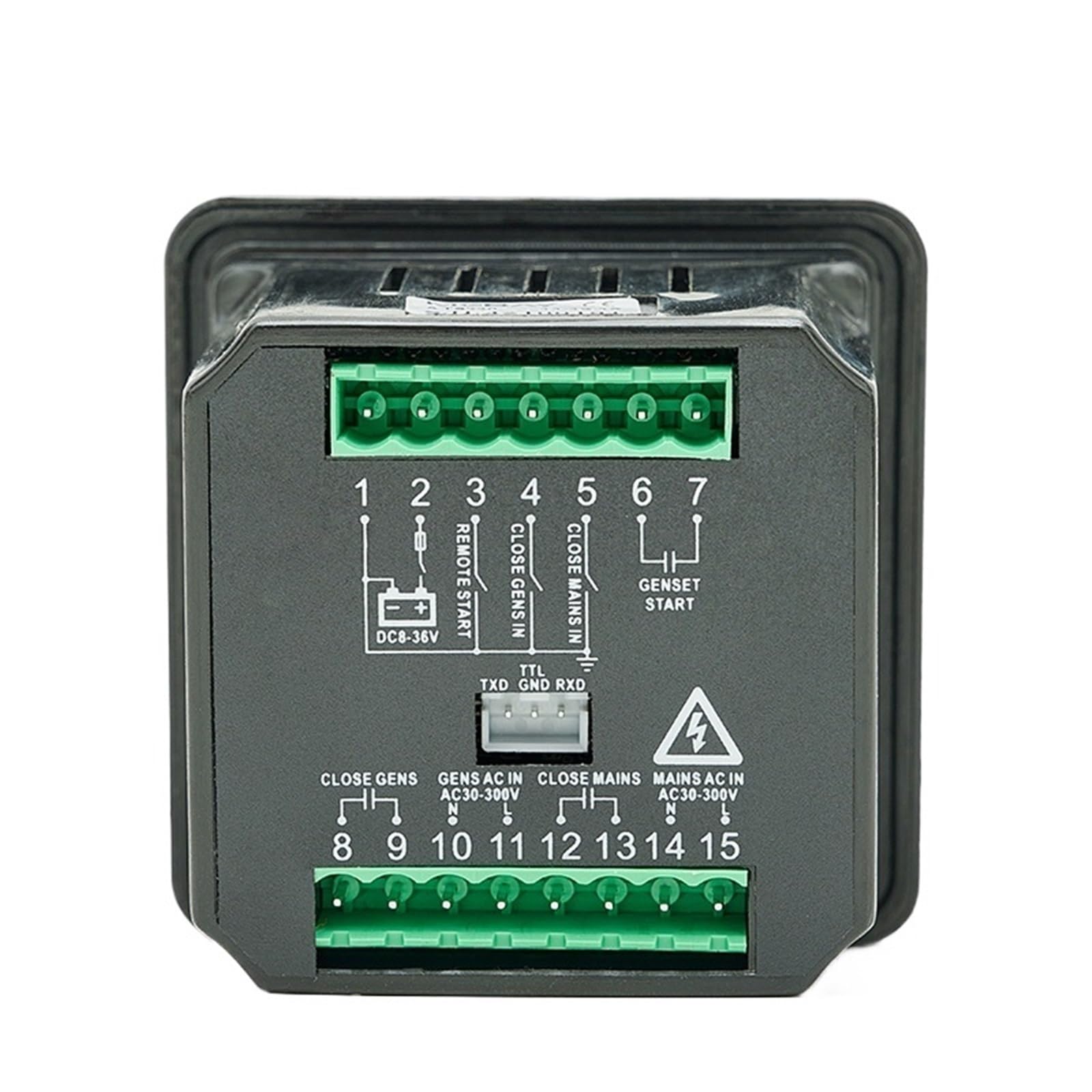 QLYUEUI 1 pz ATS220 Genset ATS Switch Controller Auto Manuale LED Display Generatore Interruttore Pannello Modulo