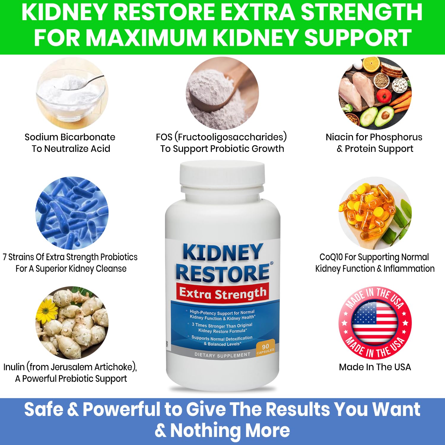 Kidney Cleanse Detox & Repair - Created by Kidney Health Expert Living w/Transplant - US Made Kidneys Support Supplement for Detox, Flush Renal Vitamins & Renal Restoration 90... 10 Kidney Cleanse Detox & Repair - Created by Kidney Health Expert Living w/Transplant - US Made Kidneys Support Supplement for Detox, Flush Renal Vitamins & Renal Restoration 90... - Image 8