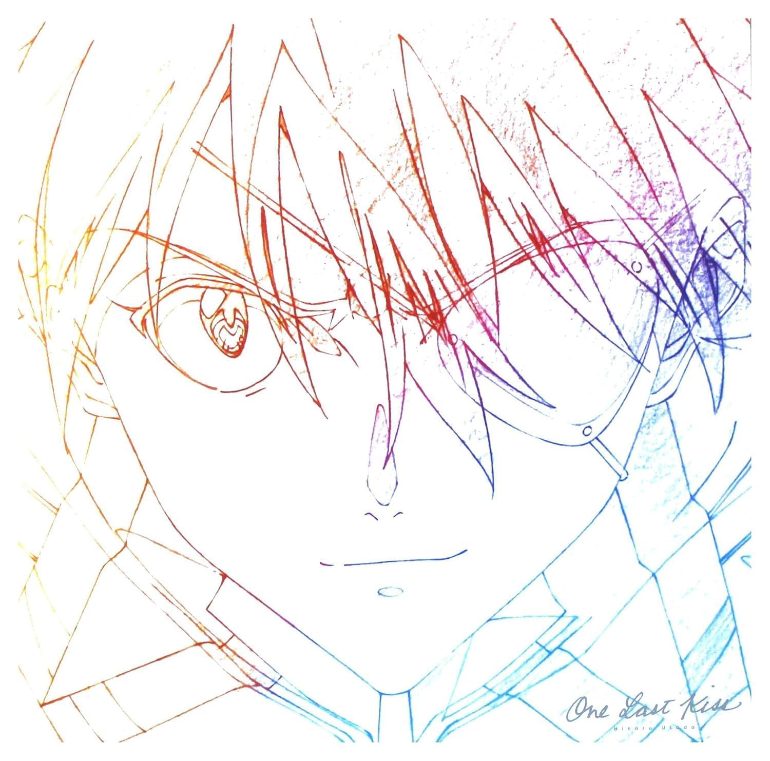 Hikaru Utada - One Last Kiss Evangelion: 3.0+1.0 Thrice Upon a Time Blue Translucent Features "Fly Me To The Moon" & "Beautiful World"
