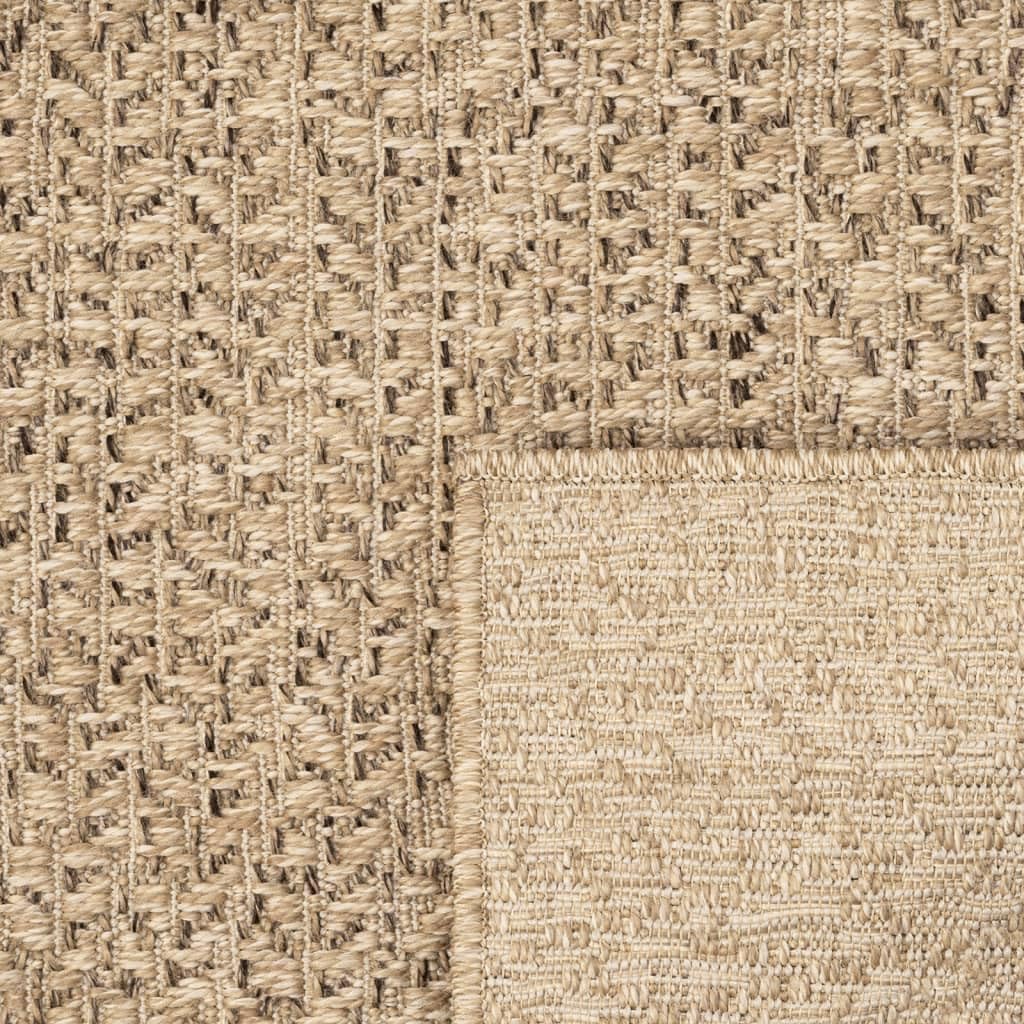 vidaXL Tappeto ZIZUR 60x110 cm Aspetto Iuta per Interni ed Esterni
