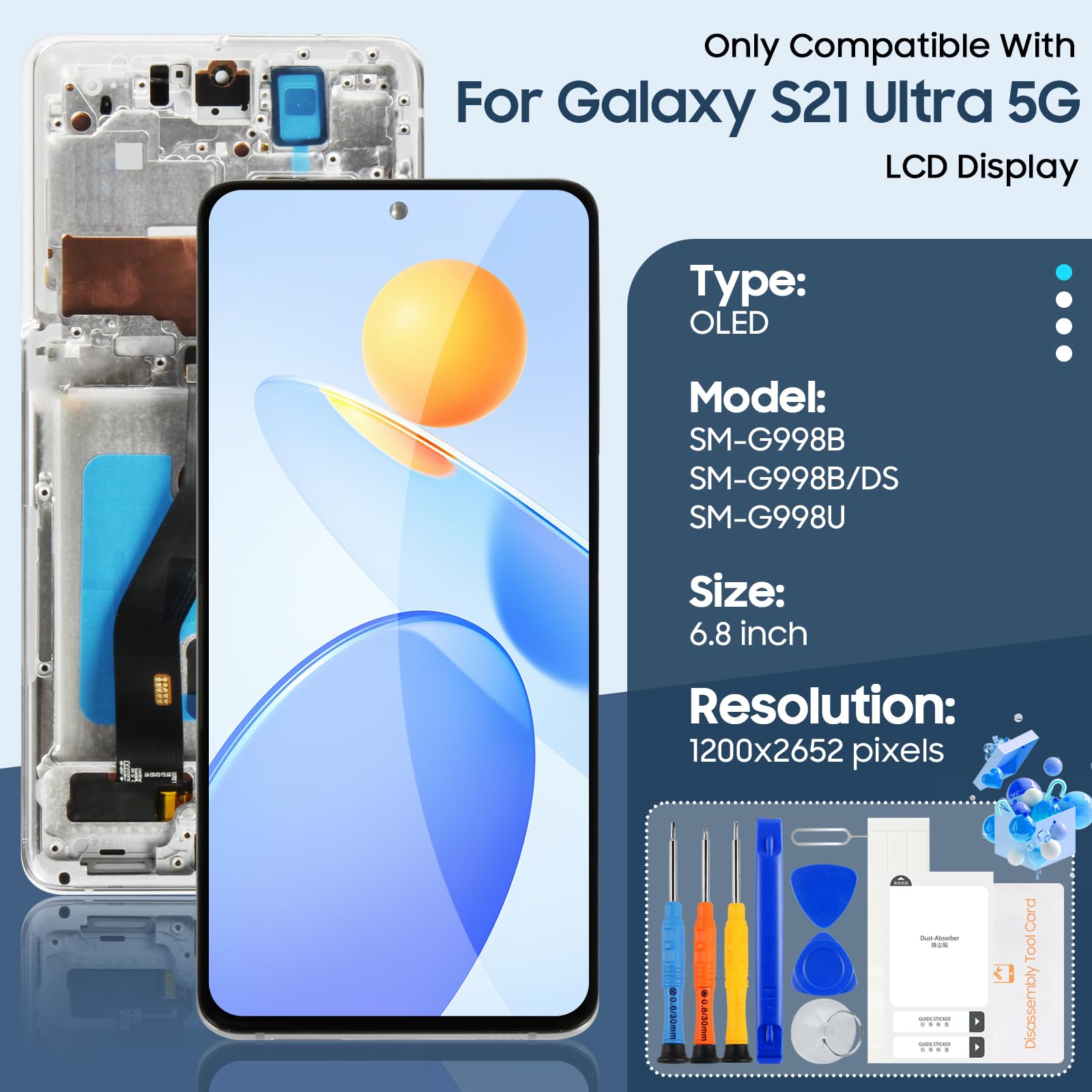 Tft S21FE Dành Cho Samsung Galaxy S21 FE 5G G990 G990B G990U G990B / DS