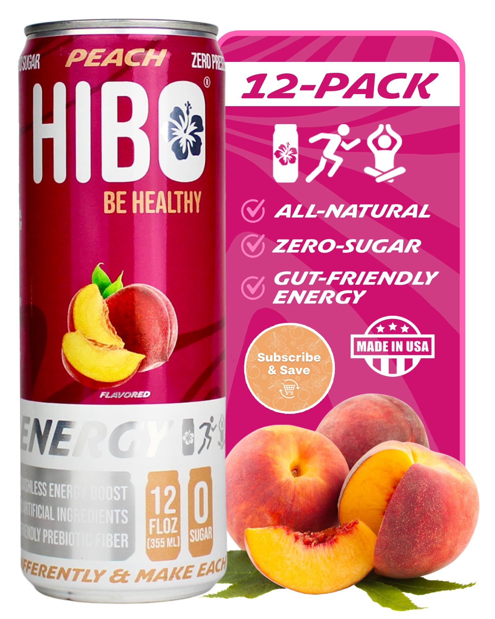 Amazon.com : HIBO Healthy Energy Drinks Sugar Free – Gluten-Free