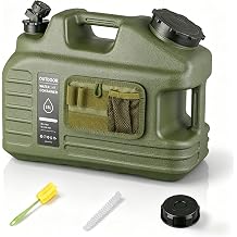 18L Camping Water Jug with Spigot, Water Container Water Storage with Tool Bag, Portable Water Tank Emergency Water Storage for Hiking, Camping, Picnic, Home Use