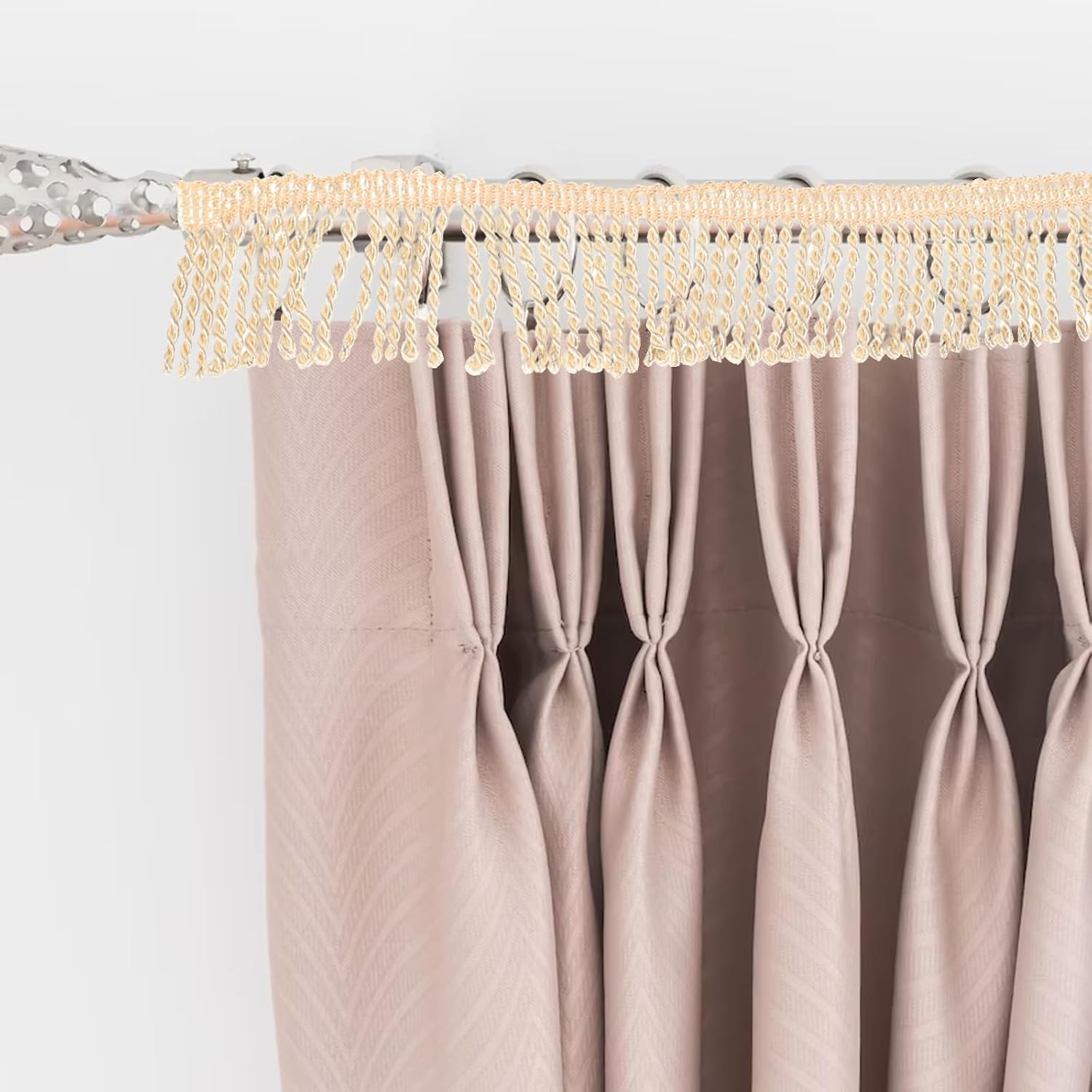 Curtain Tassel Fringe Trim 1 Roll Decorative Border for Sewing