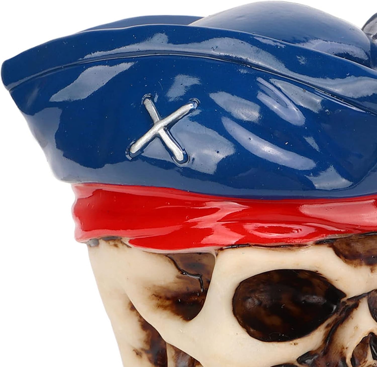 Skull Shape Steering Wheel Spinner 3cm Resin Turn Knob Booster for Enhanced Driving Control in Cars Trucks Tractors and Boats