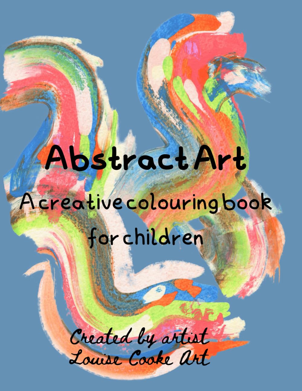 Abstract Art: Children's Colouring Book