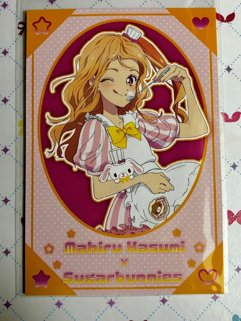 【176】アイカツスターズ　香澄真昼　グリッターガラポン&アニONマグバッジ アイカツスターズ ￼香澄真昼 176】アイカツスターズ 香澄真昼