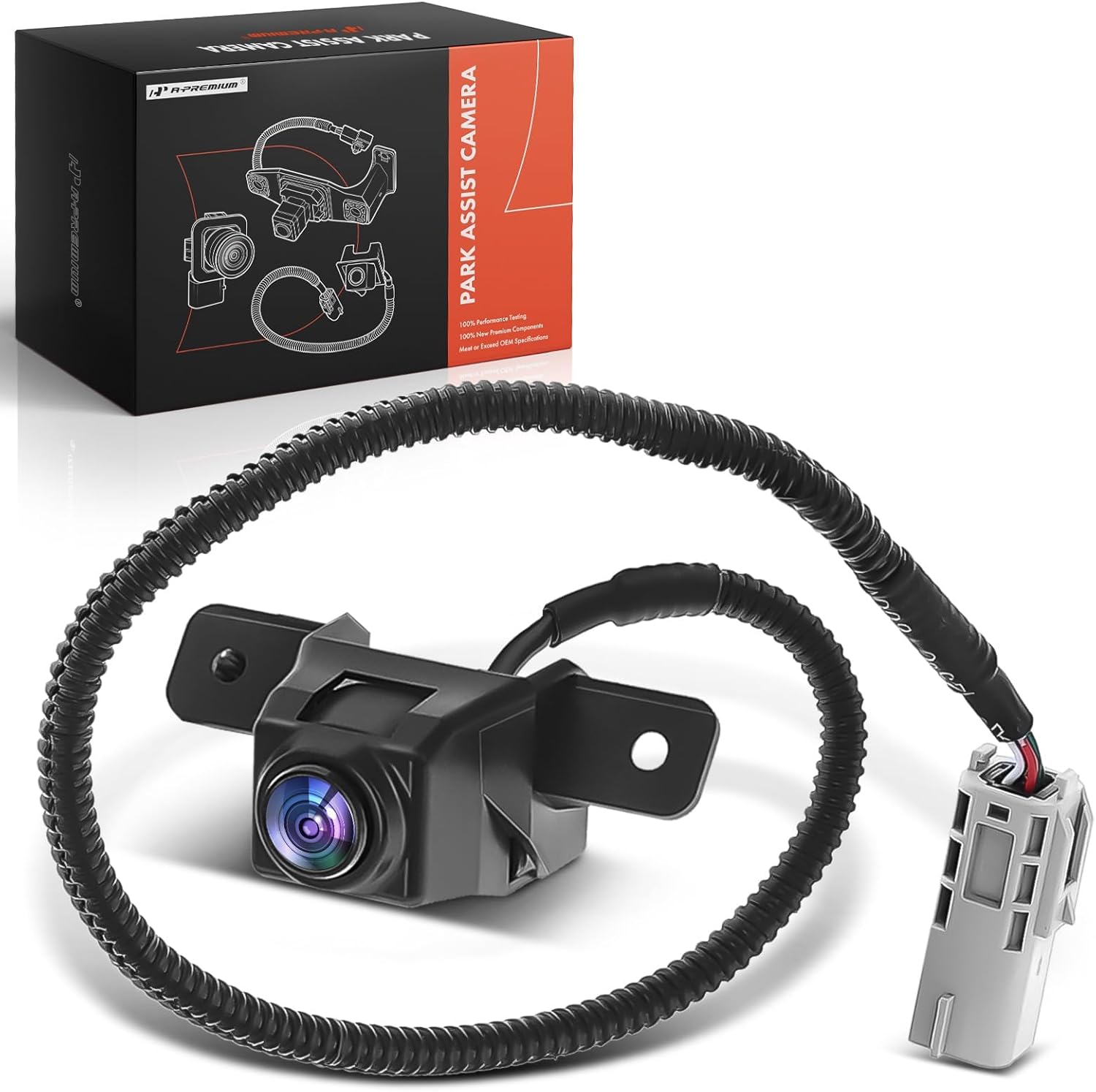 A-Premium Park Assist Camera Rear View Backup Reverse Camera Compatible with Select Chevrolet & Buick Models - 2013-2015 Malibu, 2016 Malibu Limited, 2011-2015 Volt, 2014-2016 LaCrosse eASSIS 2.4L