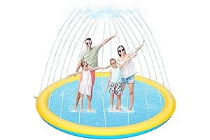 95&quot; Extra Large Splash Pad for Kids and Dogs