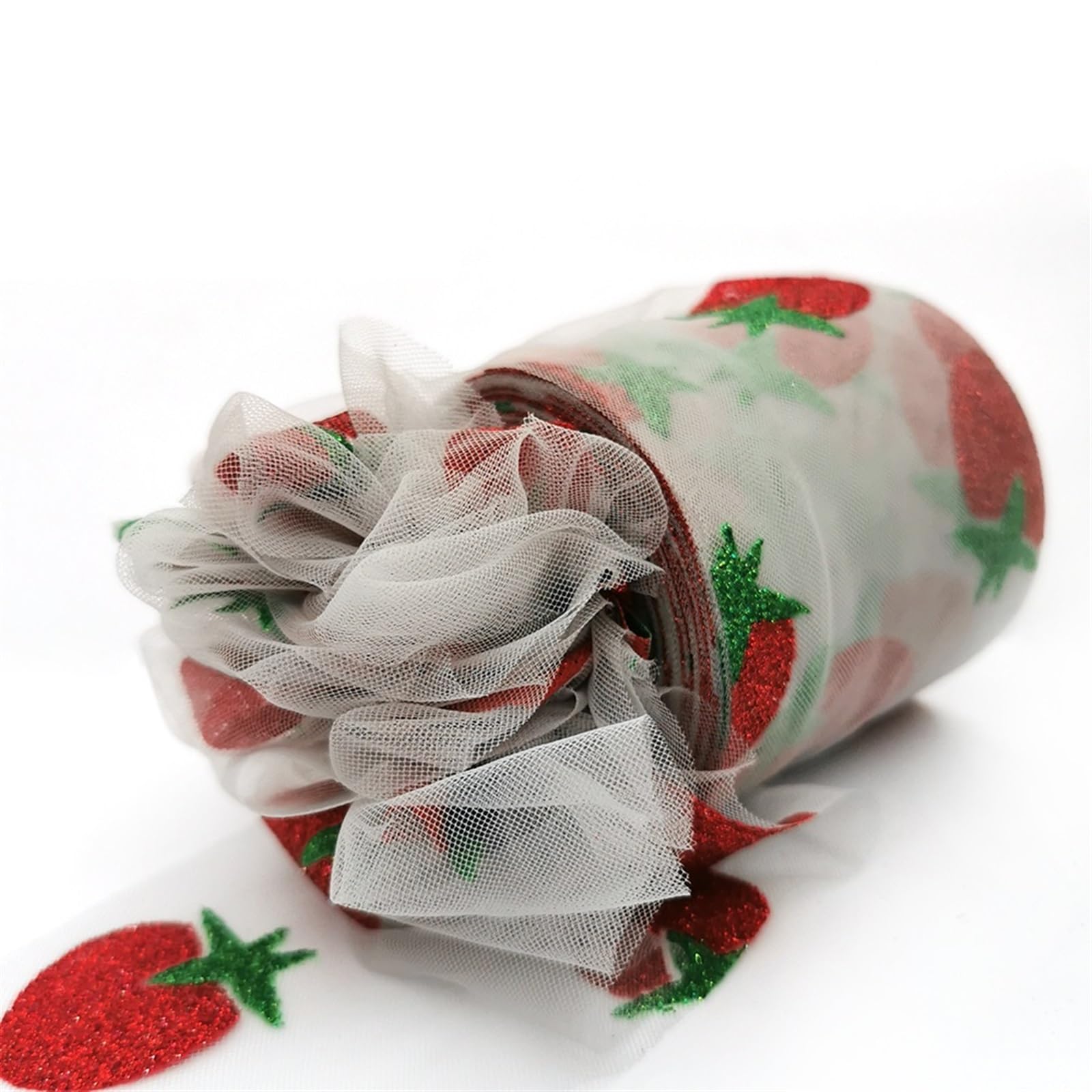 Tiulowa rolka 7,5 cm brokatowa biała tkanina taśma siatkowa do samodzielnego wykonania kokardek do włosów, nakrycia głowy dla dziewcząt, na ślub, urodziny, krzesło, szarfa, przycinanie