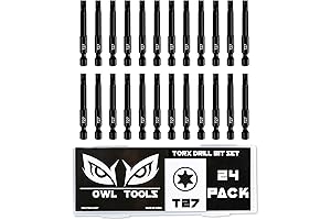 Professional T27 Torx Impact Bit 24-Piece Heavy-Duty Tool Kit