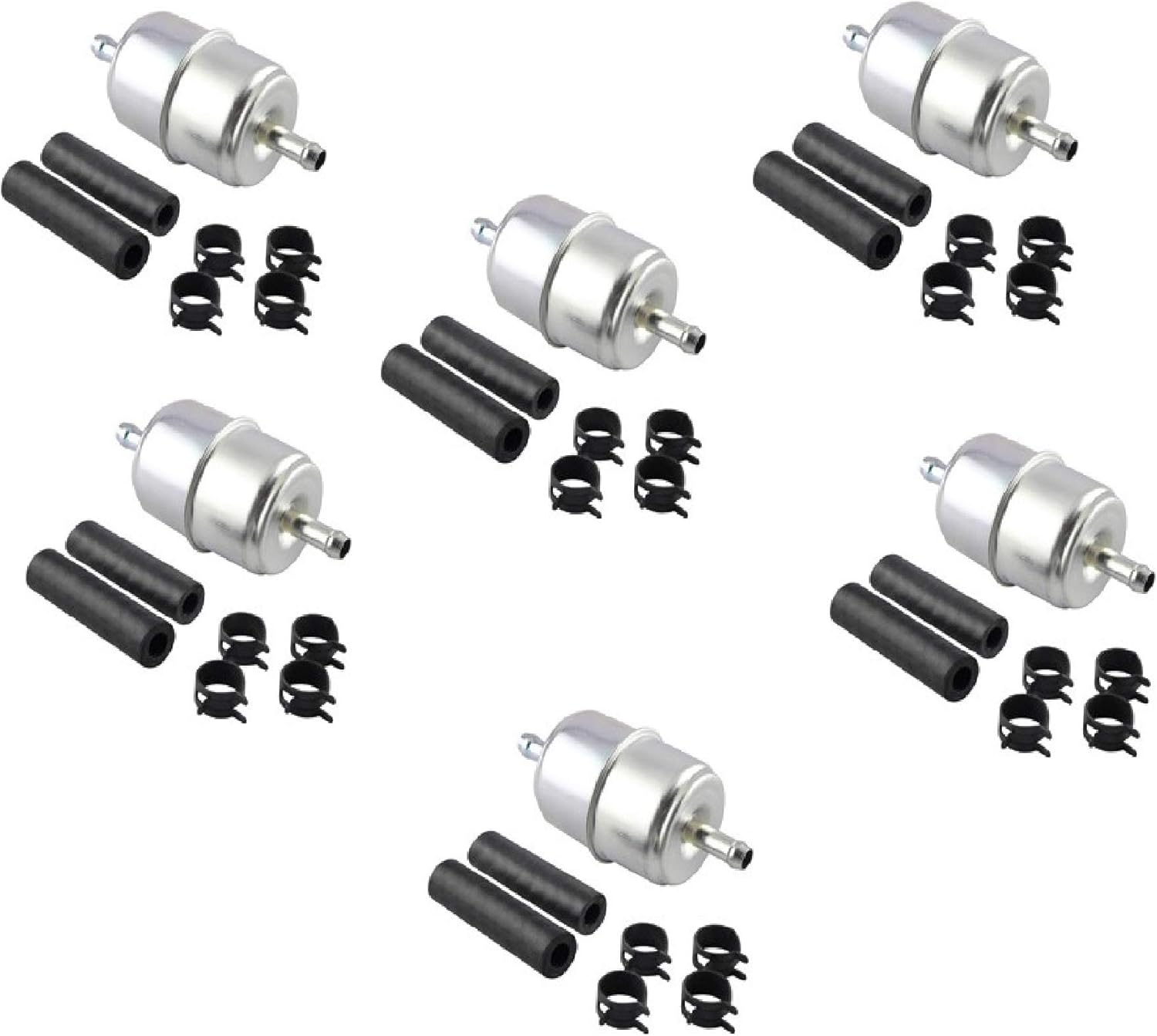 FF149 Fleetguard Fuel Filter In-Line (Pack of 6) Replaces Baldwin BF7736, Bobcat 6633977, Donaldson P550012, Kubota 1258143012, 1269143010, 1335143010, 1258143010