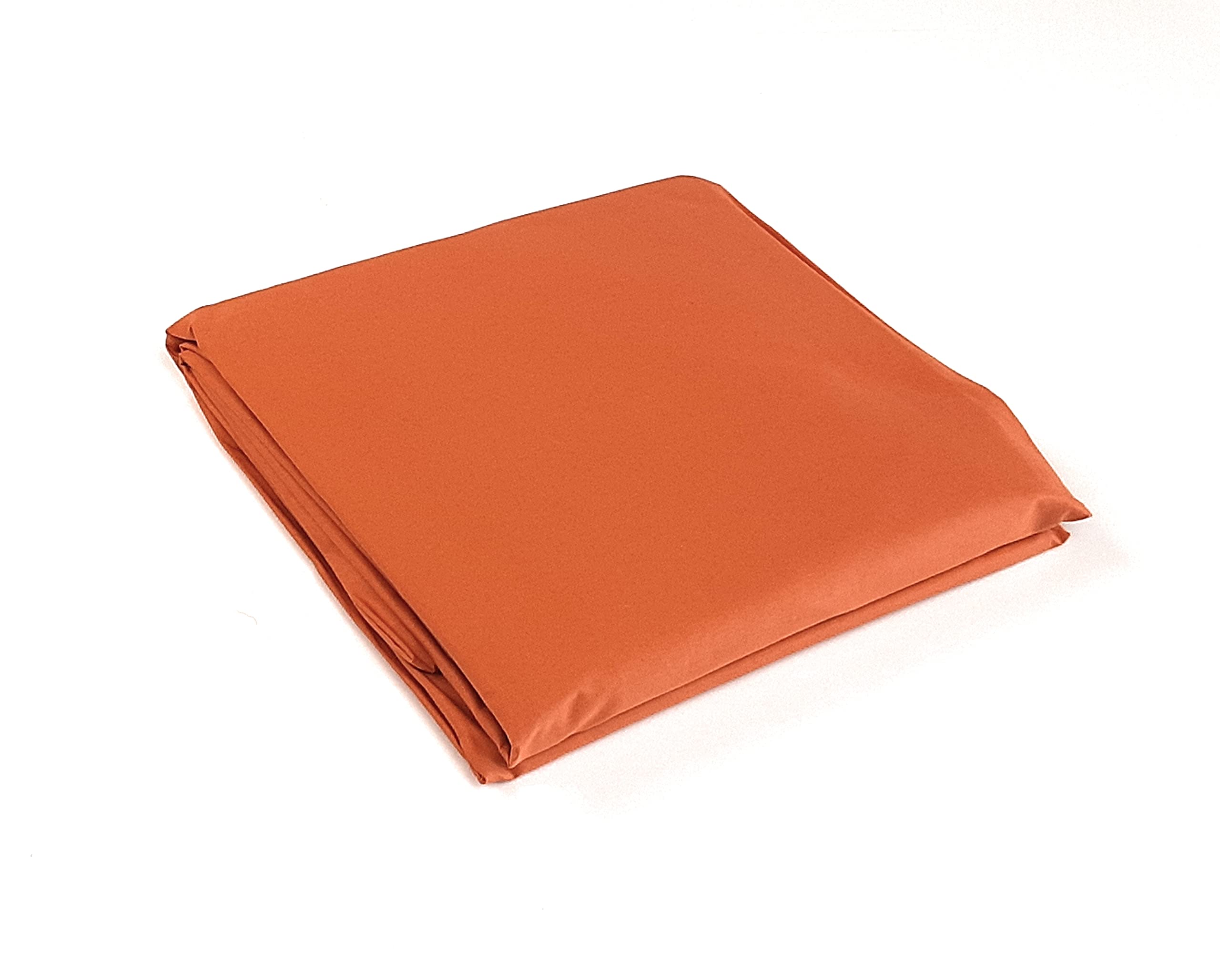 Drap housse Arianna grand format 200 x 295 cm en tissu doux orange 216