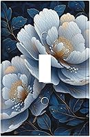 Vista 47 de Cubiertas Decorativas de Arte para Interruptores de Luz, Hojas de Otoño, Placa de Pared de Palanca Individual, Cubierta Decorativa de Interruptor