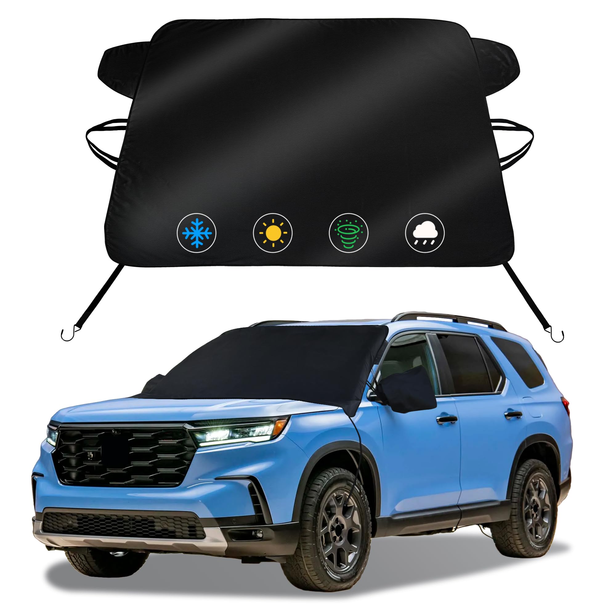 Windshield Cover for Ice &amp; Snow for Honda Pilot 2016-2027 EX-L Touring