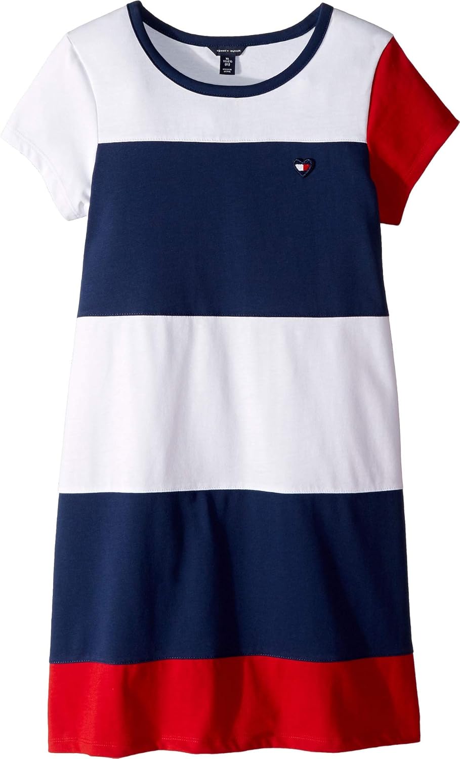 Tommy Hilfiger Girl's Pieced Flag Tee Dress (Big Kids)