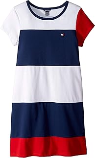 Tommy Hilfiger Girl's Pieced Flag Tee Dress (Big Kids)