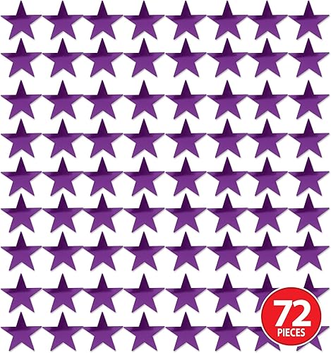 Miniatura 5 de Beistle Paquete de 24 recortes de estrellas verdes de aluminio, decoraciones de fiesta para ocasiones festivas, celebraciones y eventos, decoración