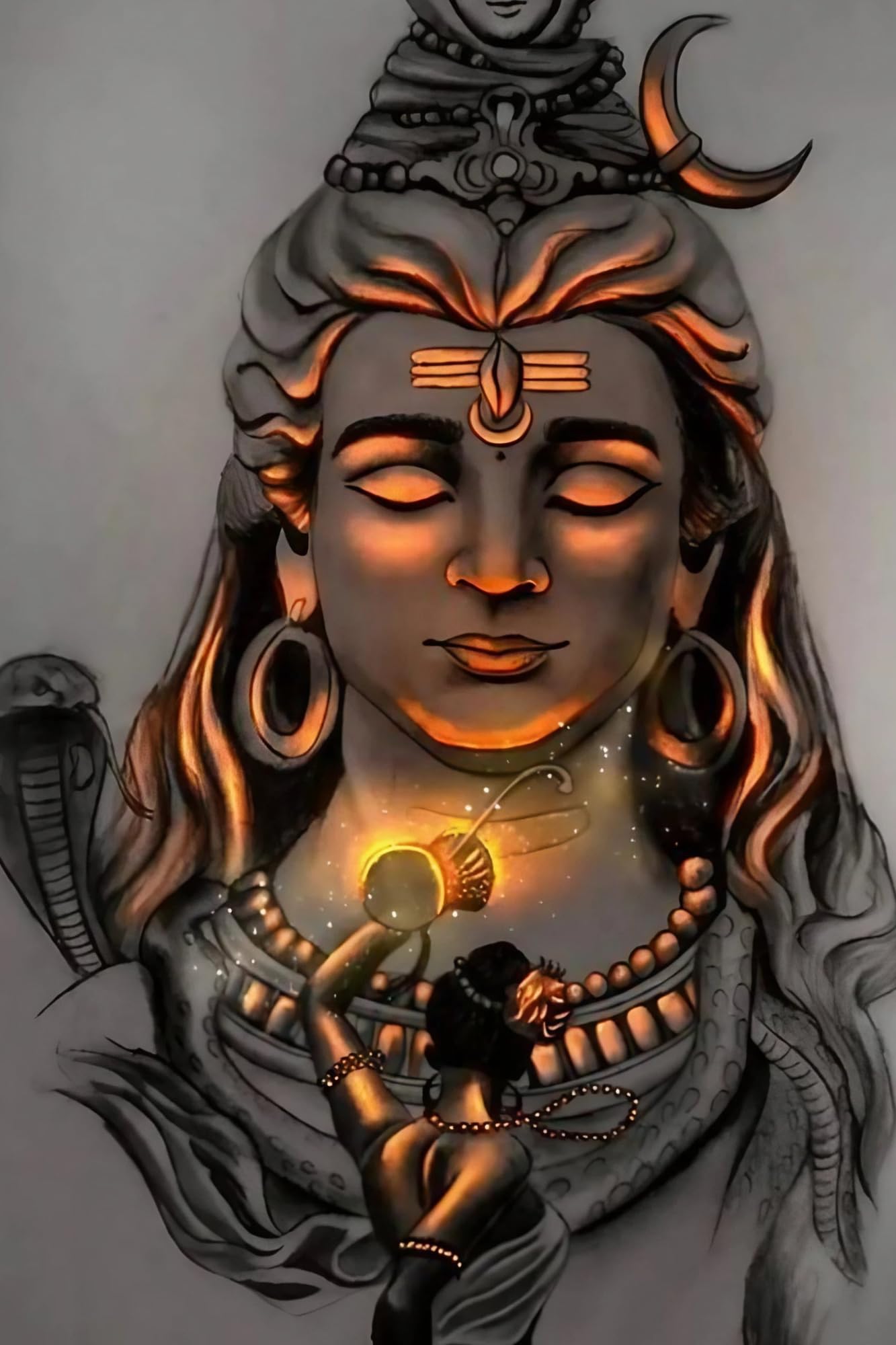 Shiv ji Poster Shiv Parvati,Mahadev,Mahakal,Bholenath,Lord