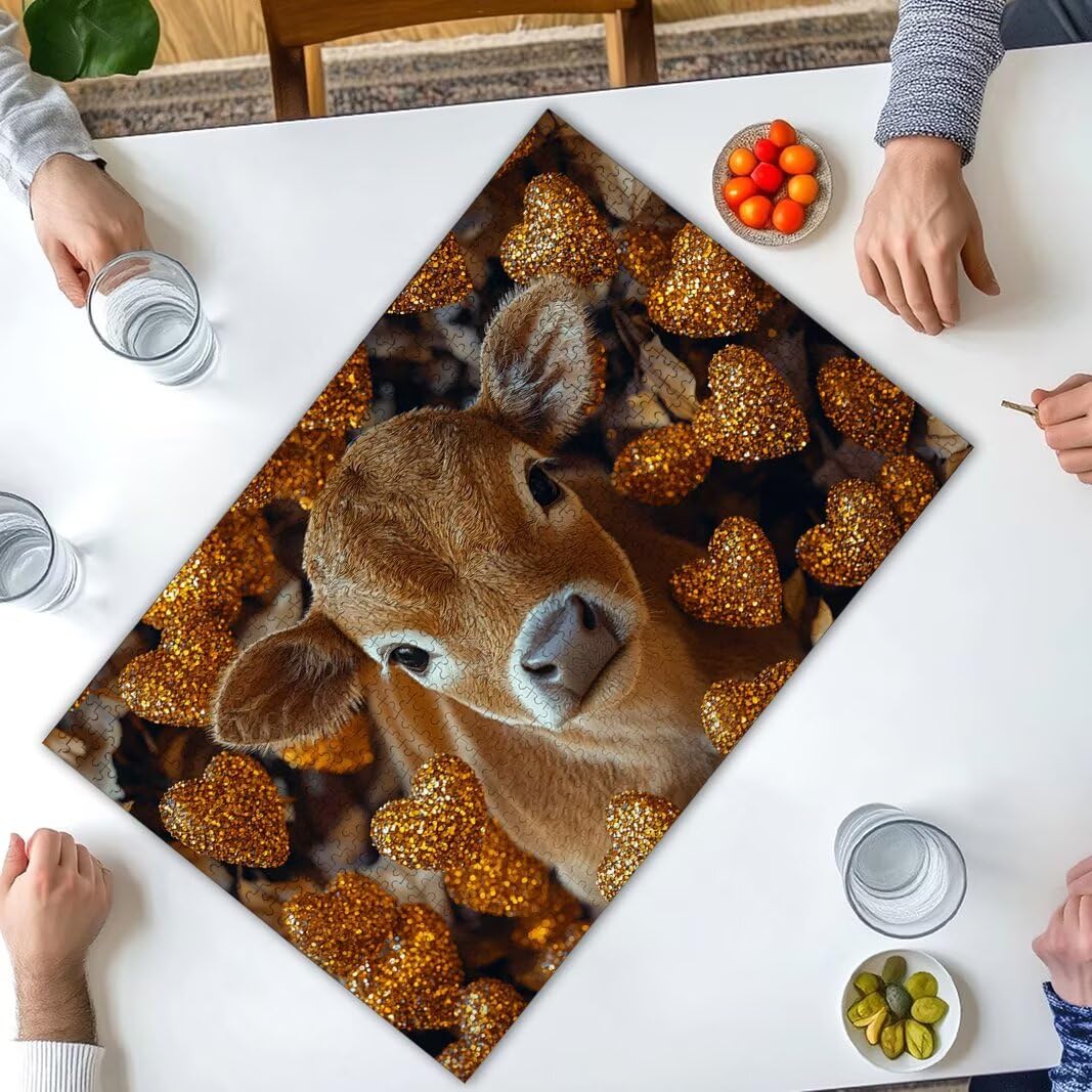 Puzzle Mucca, Puzzle 2000 Pezzi Adulti per Decor, Regalo Donna/Uomo -8780