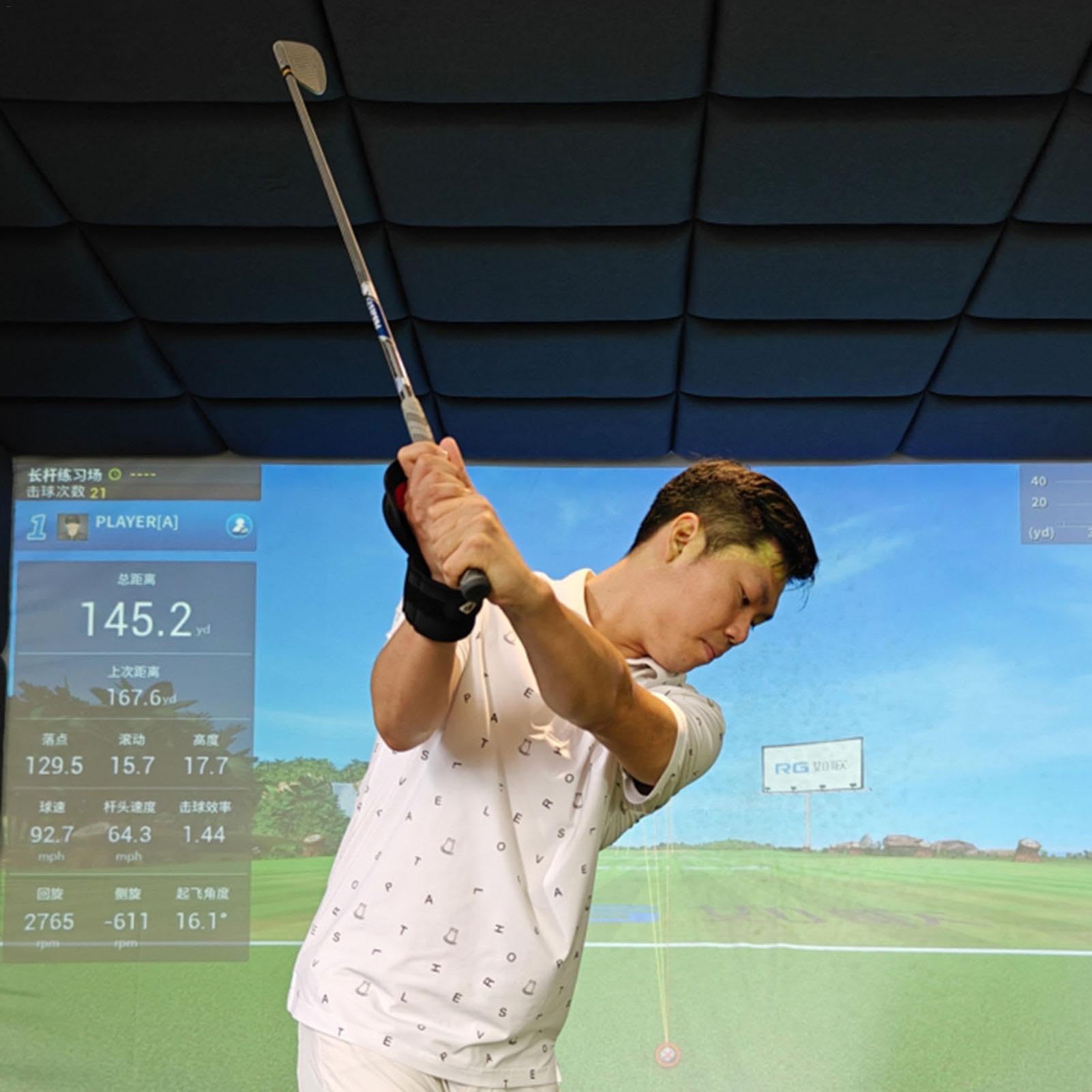 Ayuda de muñeca para entrenamiento de golf, entrenador de swing de golf