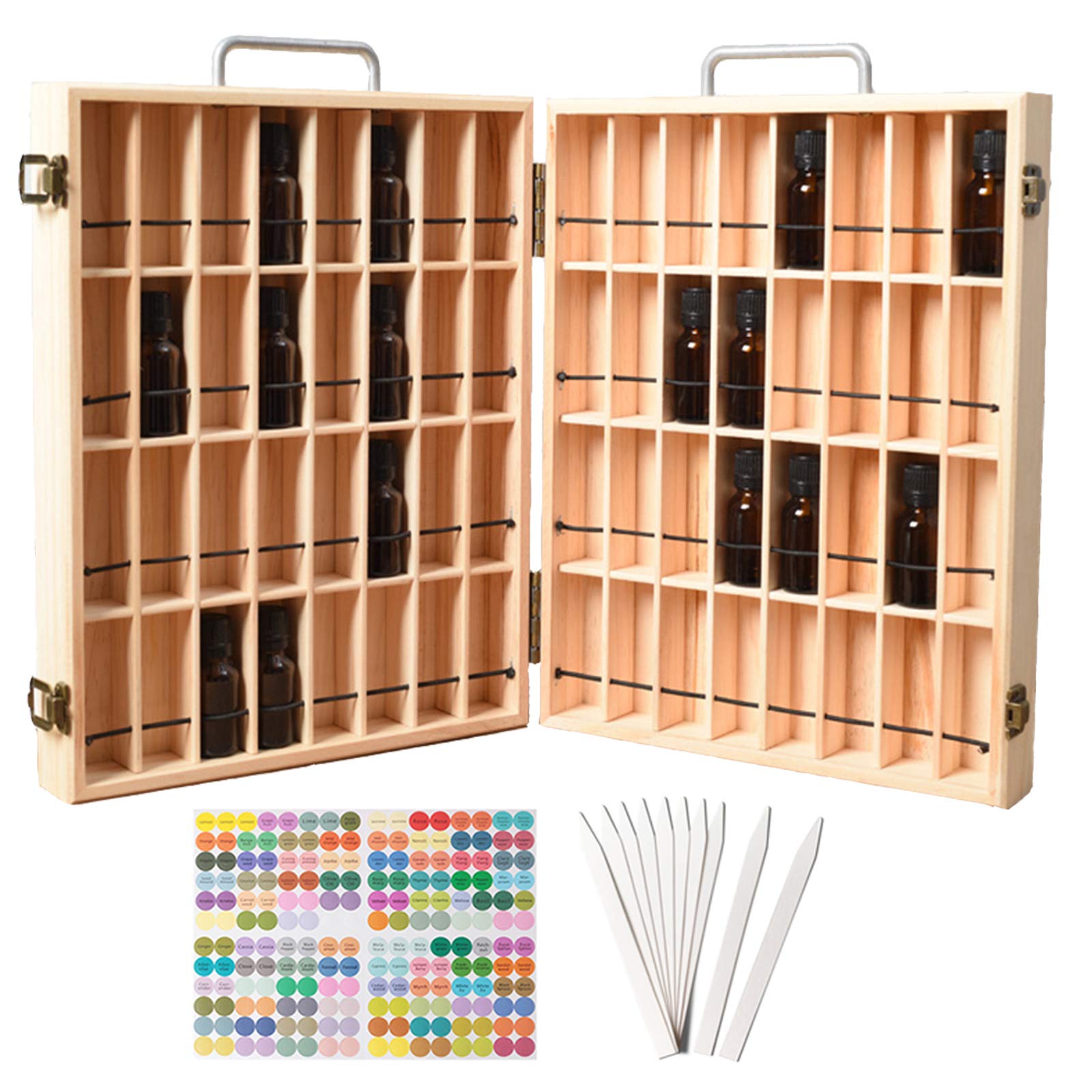 3 Pièces Étagère De Stockage Rangement En Bois Pour Huile Essentielle