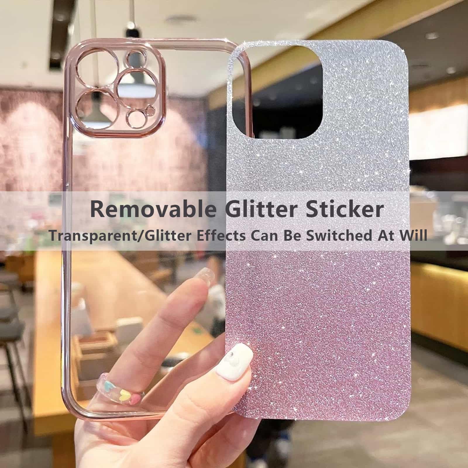 Yarxiawin Coque Pour Honor Magic 6 Lite En Silicone Rose, Brillant étui En Silicone Transparent Souple Fin élégant étui Léger Cadeau Pour Femme