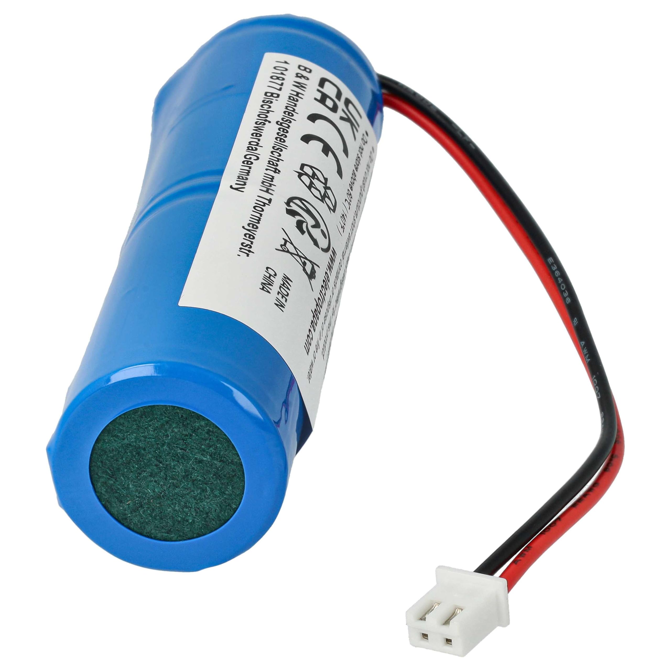 vhbw 5X Batterie Compatible avec Legrand BAEH IP66 ECO1, BAPI, Baes, URA, DBR IP66 ECO1 éclairage d'issue de Secours (2000mAh, 2,4V, NiMH)