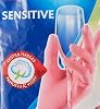 Vileda Candy Pink Sensitive Gloves, 100% Natural Latex, L
