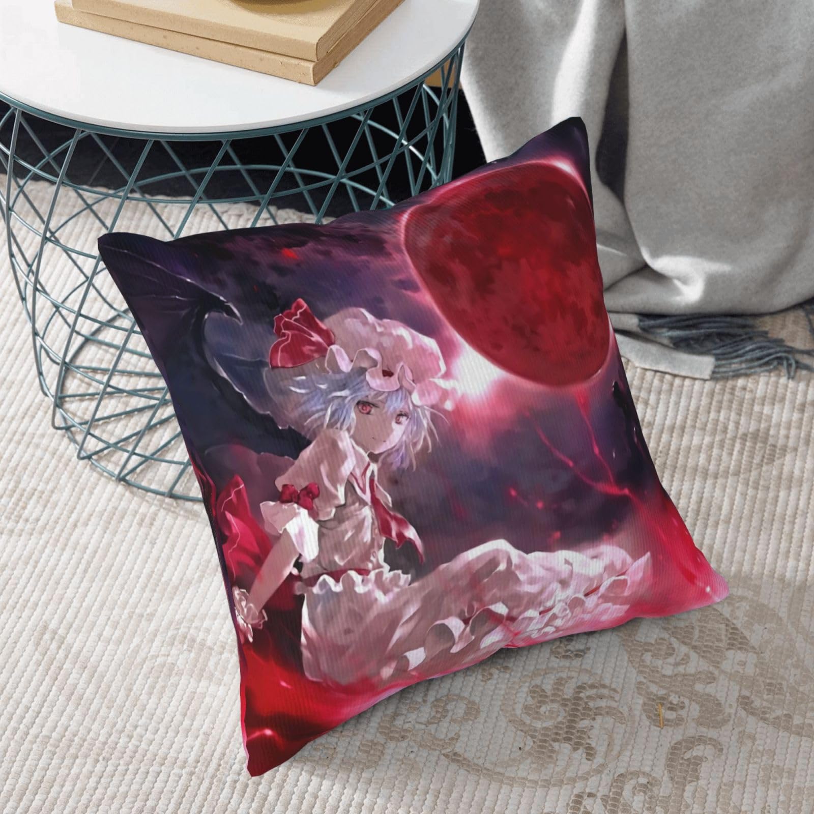 Amazon｜東方 レミリア·スカーレット ピローカバー 装飾