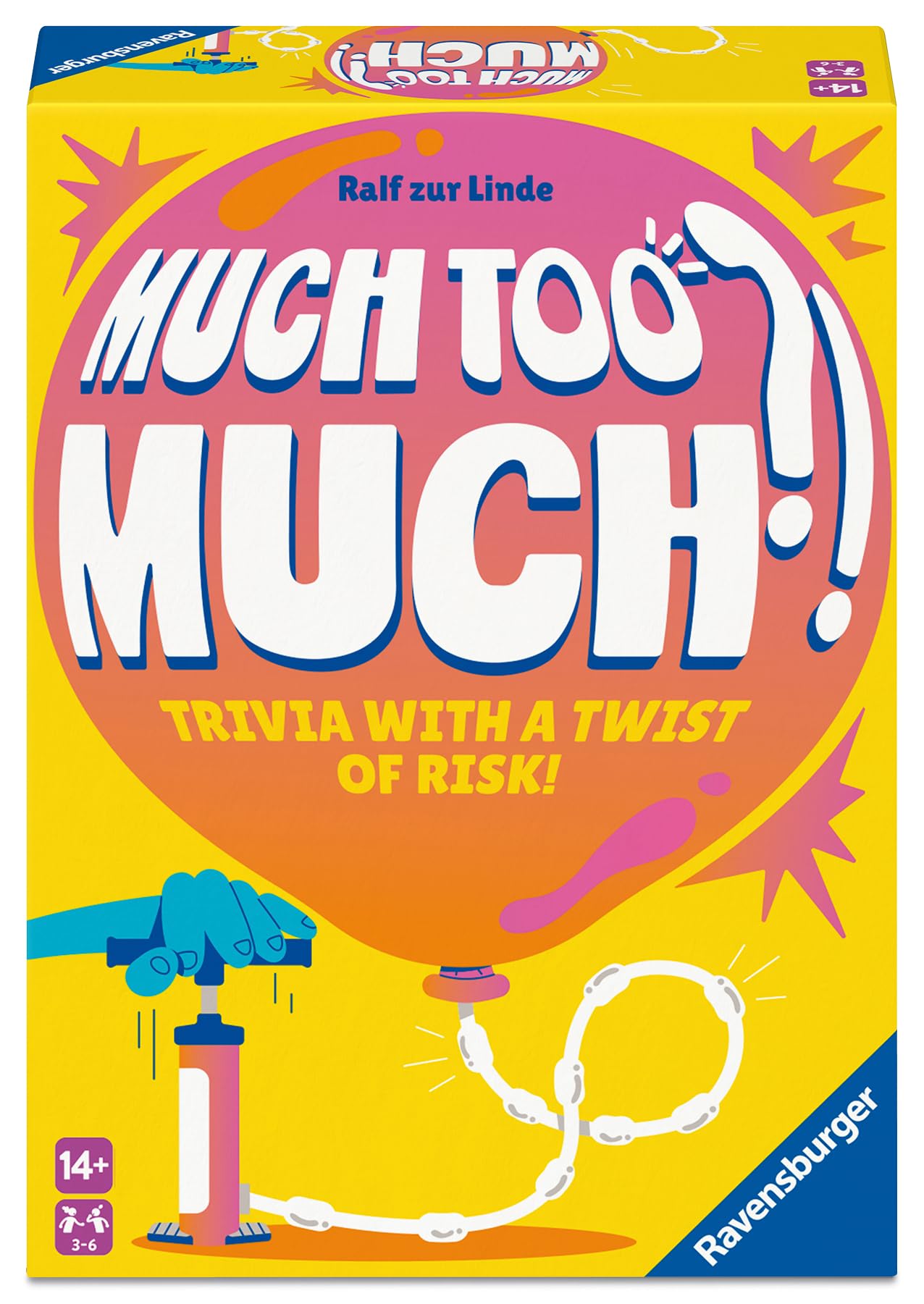 Ravensburger Much Too Much – Fun Family Trivia Game of Crazy Facts - from 3 to 6 Players - Ages 14 and up