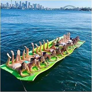 Estera flotante de agua, alfombra de espuma de agua de burbujas de natación, colchón flotante de parque acuático, manta flotante de agua para niños y adultos