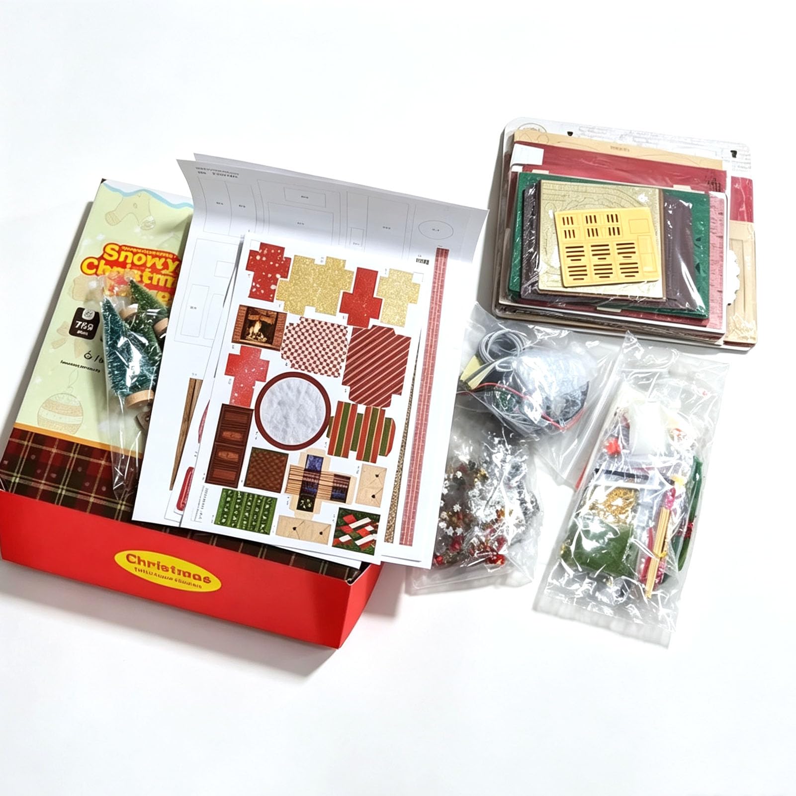 LICAEVEY 763 Pièces 2 Pièces Mini Maison Kit de Construction Maison de