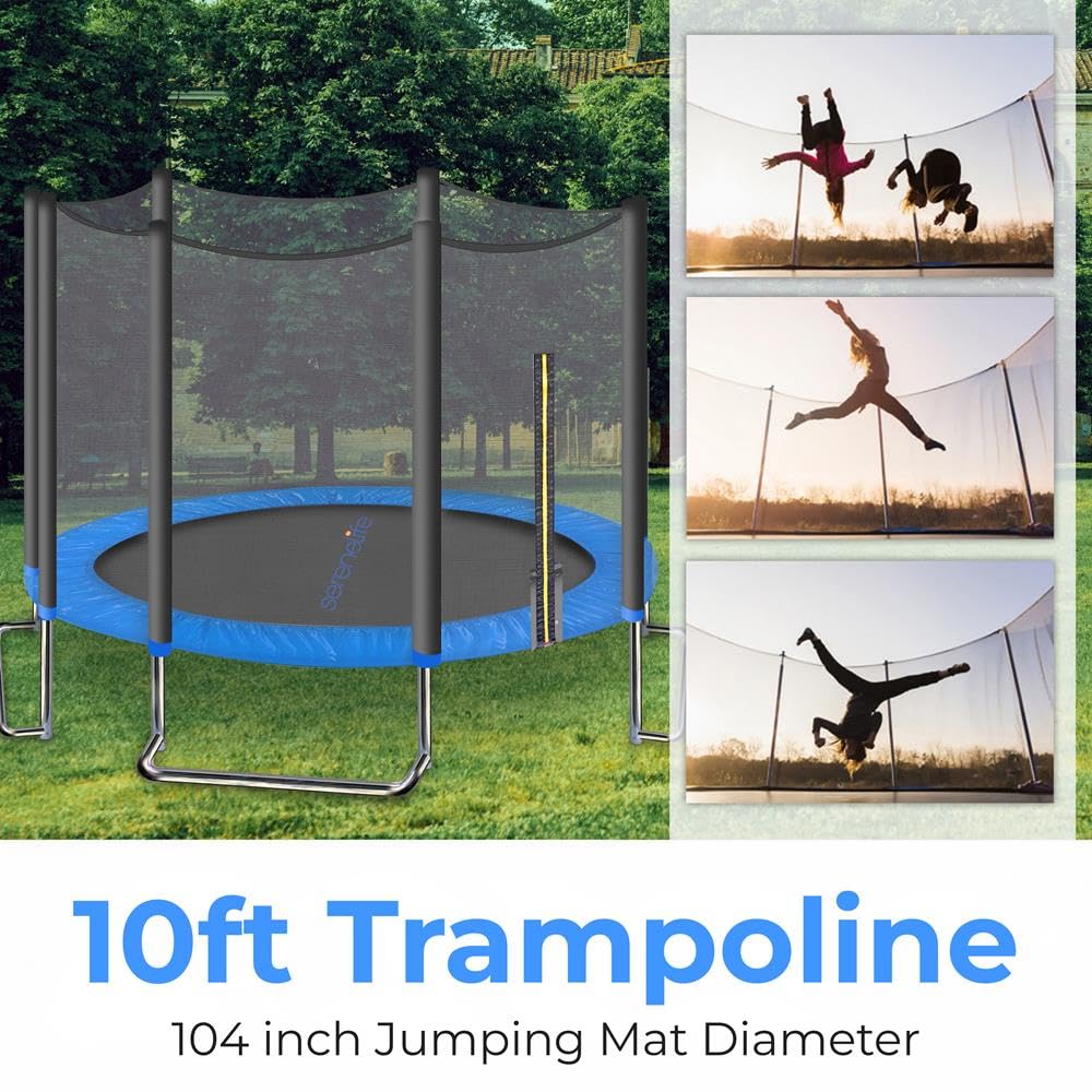 SereneLife Trampolino Elastico per Bambini, Tappeto Elastico Bambini, Robusto, Stabile, Adatto Esterno e Interno