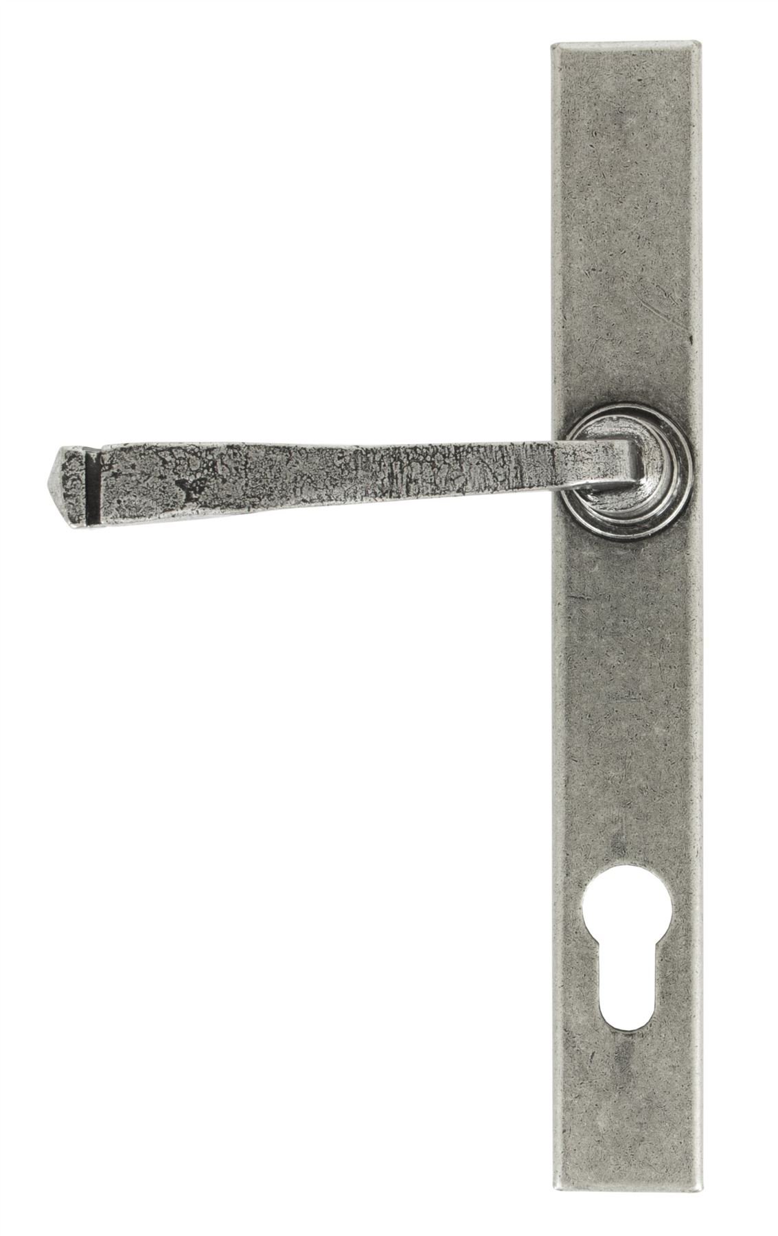 Avon Slimline Lever Espag. Lock Set - Pewter Patina