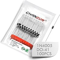 Vista 33 de Paquete de 100 piezas Chanzon SF26 Diodo rectificador de recuperación súper rápida 2A 400V 35ns DO-15 (DO-204AC) axial 2 amperios 400 voltios diodos