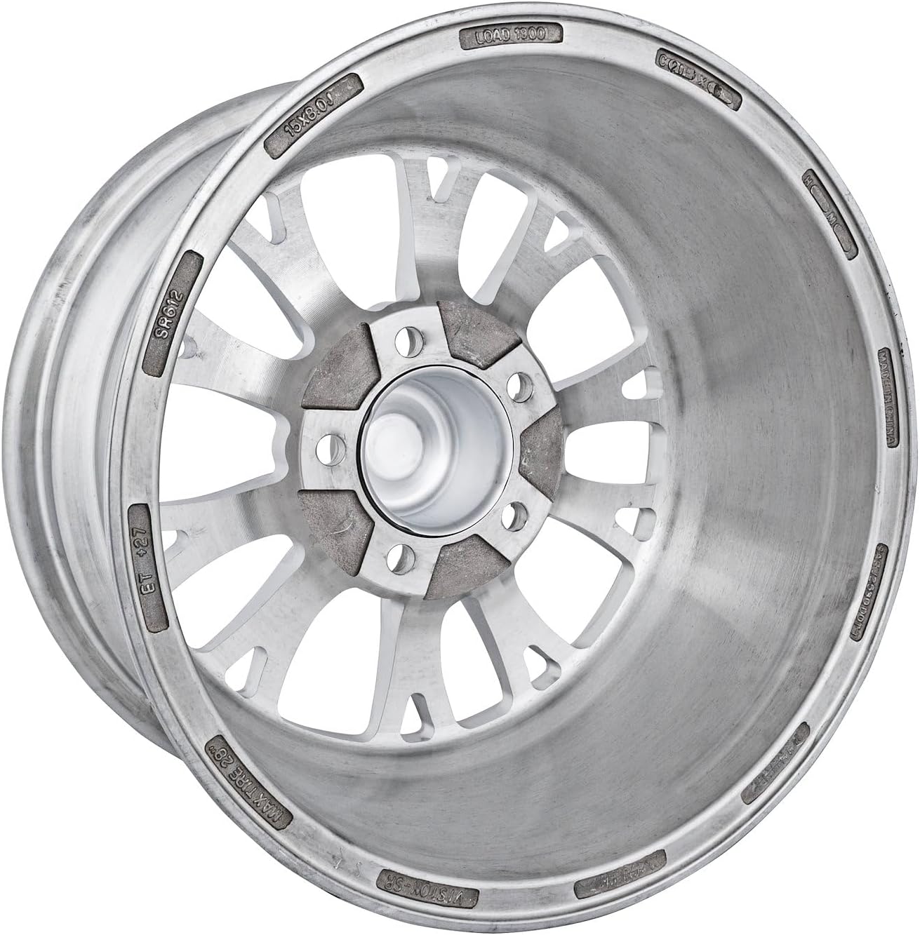 JEGS SSR Spike Wheel [Size: 15" x 8"] Fully Polished