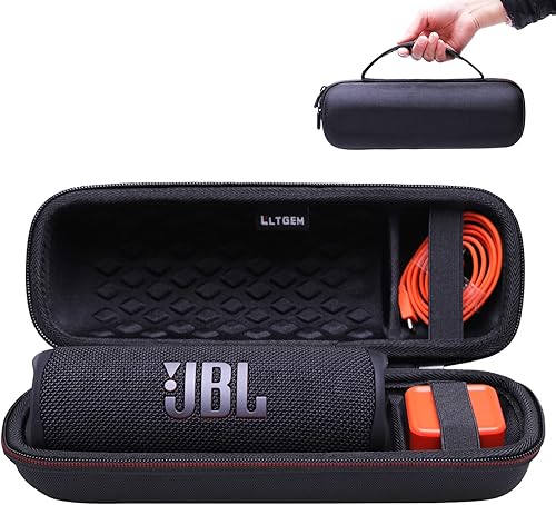 LTGEM EVA Estuche de transporte duro para JBL FLIP 5 Altavoz Bluetooth portátil impermeable - Gris