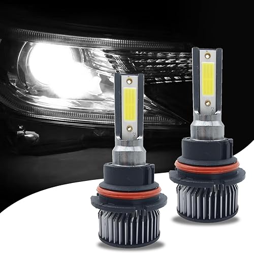 Kit de 2 bombillas LED antiniebla 9007 para automóvil, combo de bombillas LED de haz alto y bajo, vida útil de más de 100.000 horas, 6000 K blanco disponible en Yaxa Venezuela
