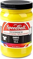 Vista 27 de Speedball 046055 Tinta de serigrafía de tela, 128 onzas líquidas, amarillo