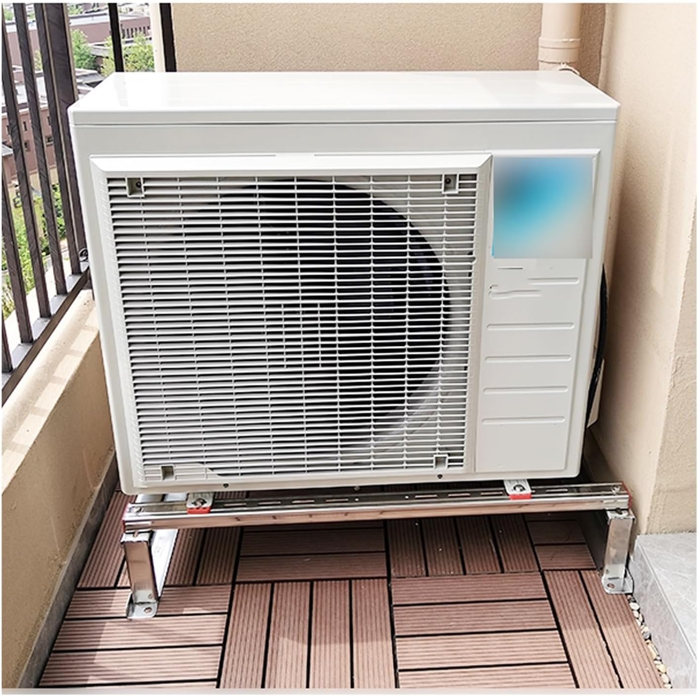 Amazon.com: Window Air Conditioner Bracket Floor Stand Ground Mounting ...
