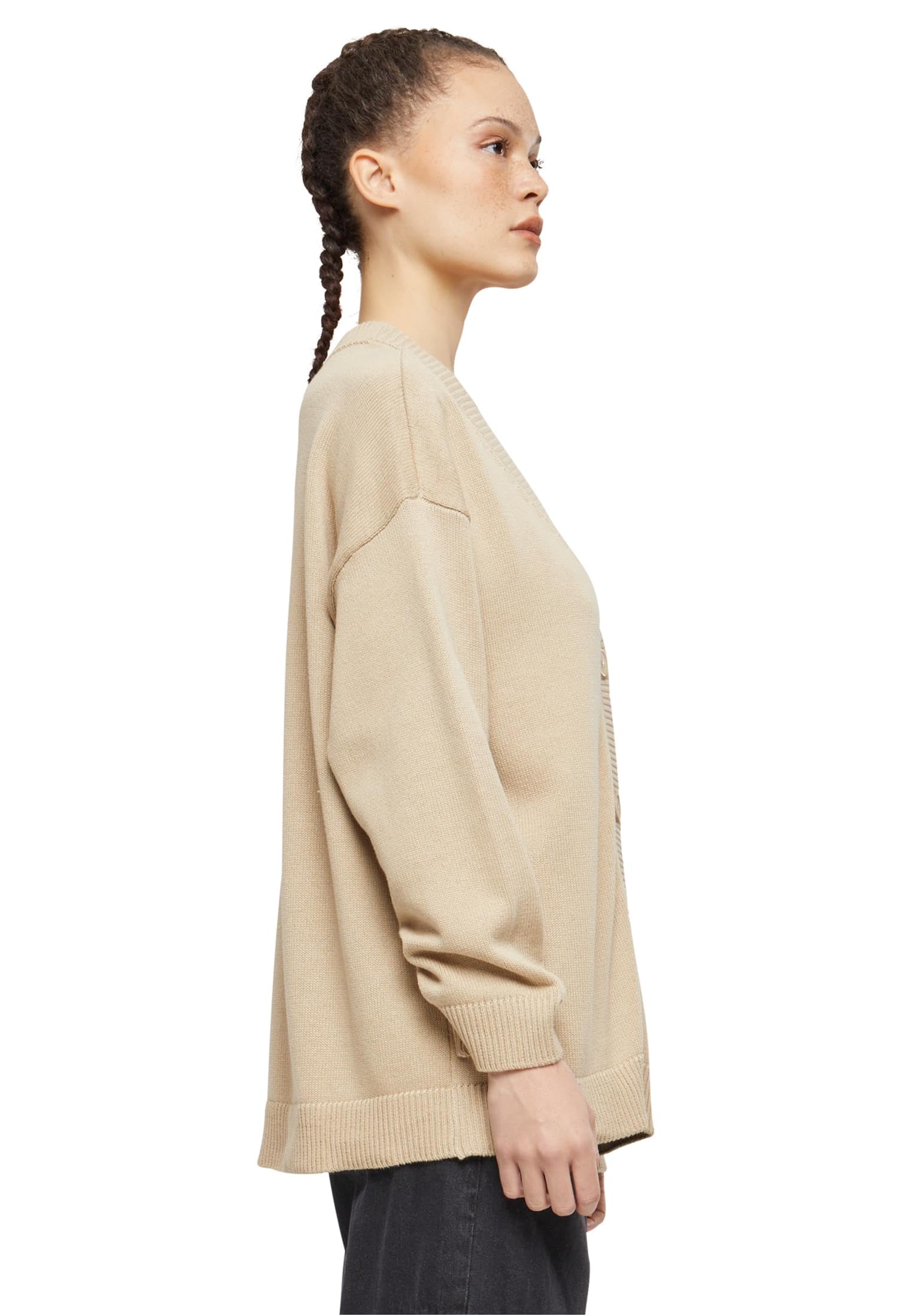 Urban Classics Kardigan Kobiety Damski Duży Kardigan Oversize