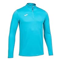 Joma Felpa Running Night Maglia di Tuta, Turchese Fluo