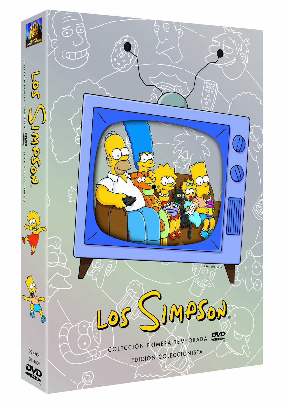 Los Simpson T1 DVD Primera Temporada Completa 3 Discos Serie Animación Clásica
