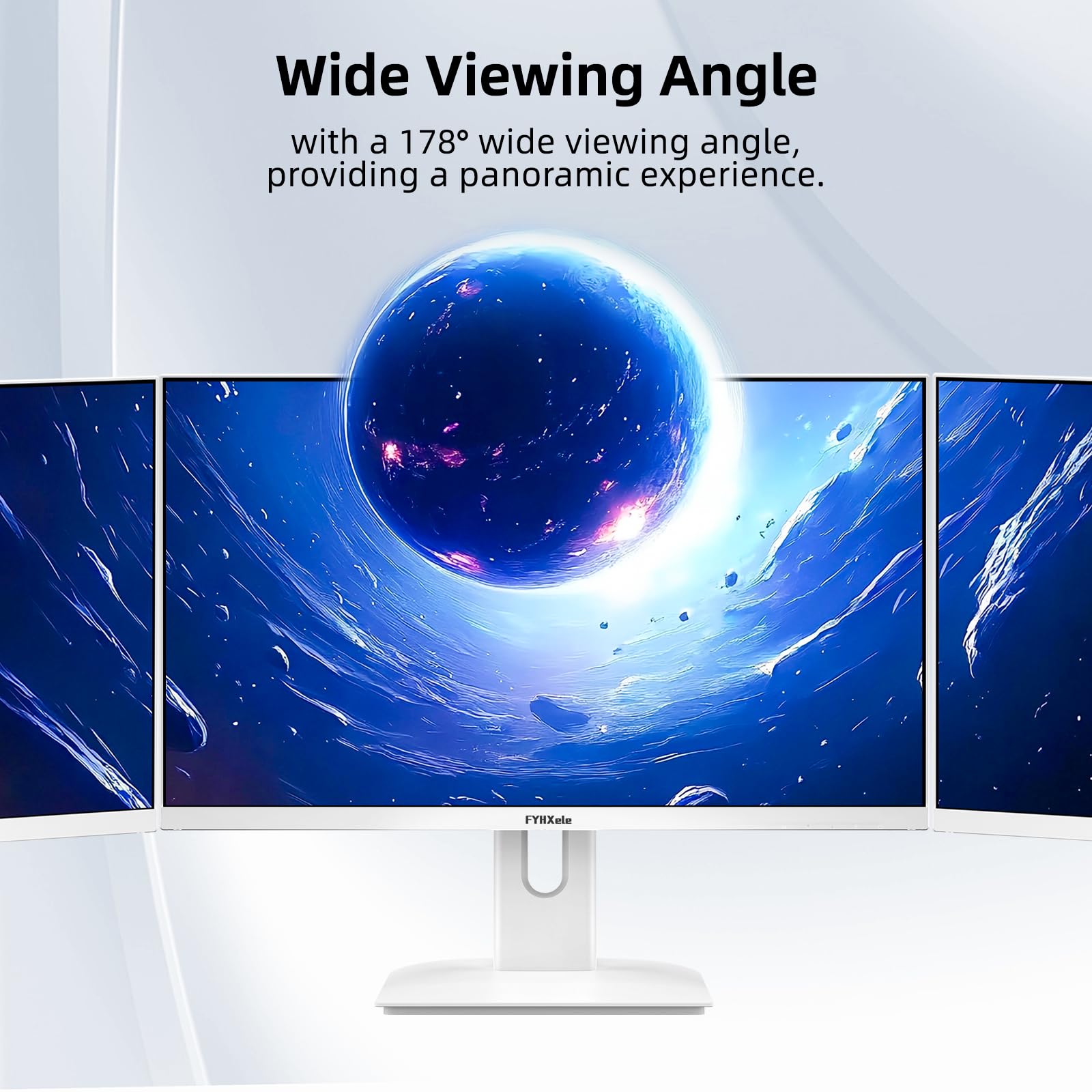 Amazon.com: FYHXele 27” White Monitor，QHD (2560x1440P) 180Hz 100