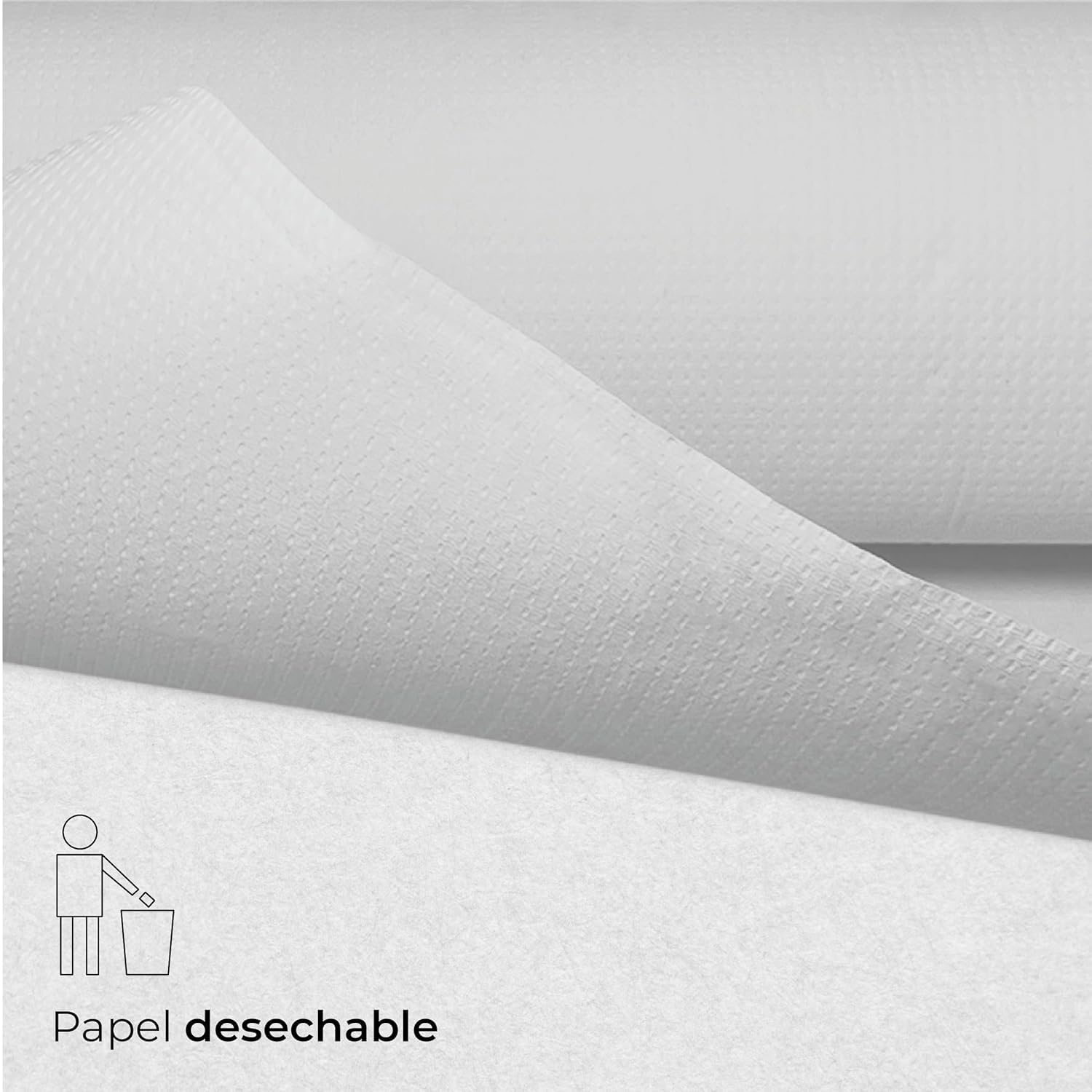 6 Rollos de Papel Camilla para Masaje Ecológico Multicolor 60 cm x 70 m