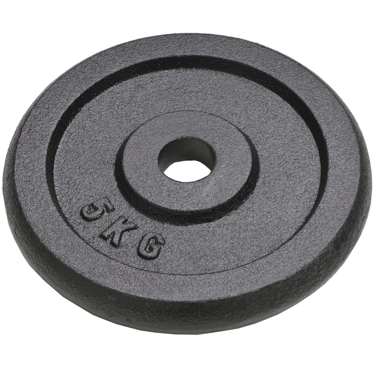 Homgoday Juego de Pesas de Hierro Fundido 2x10kg + 2x5kg, Adecuado para Barra de 30mm, Entrenamiento Muscular en Casa o Gimnasio