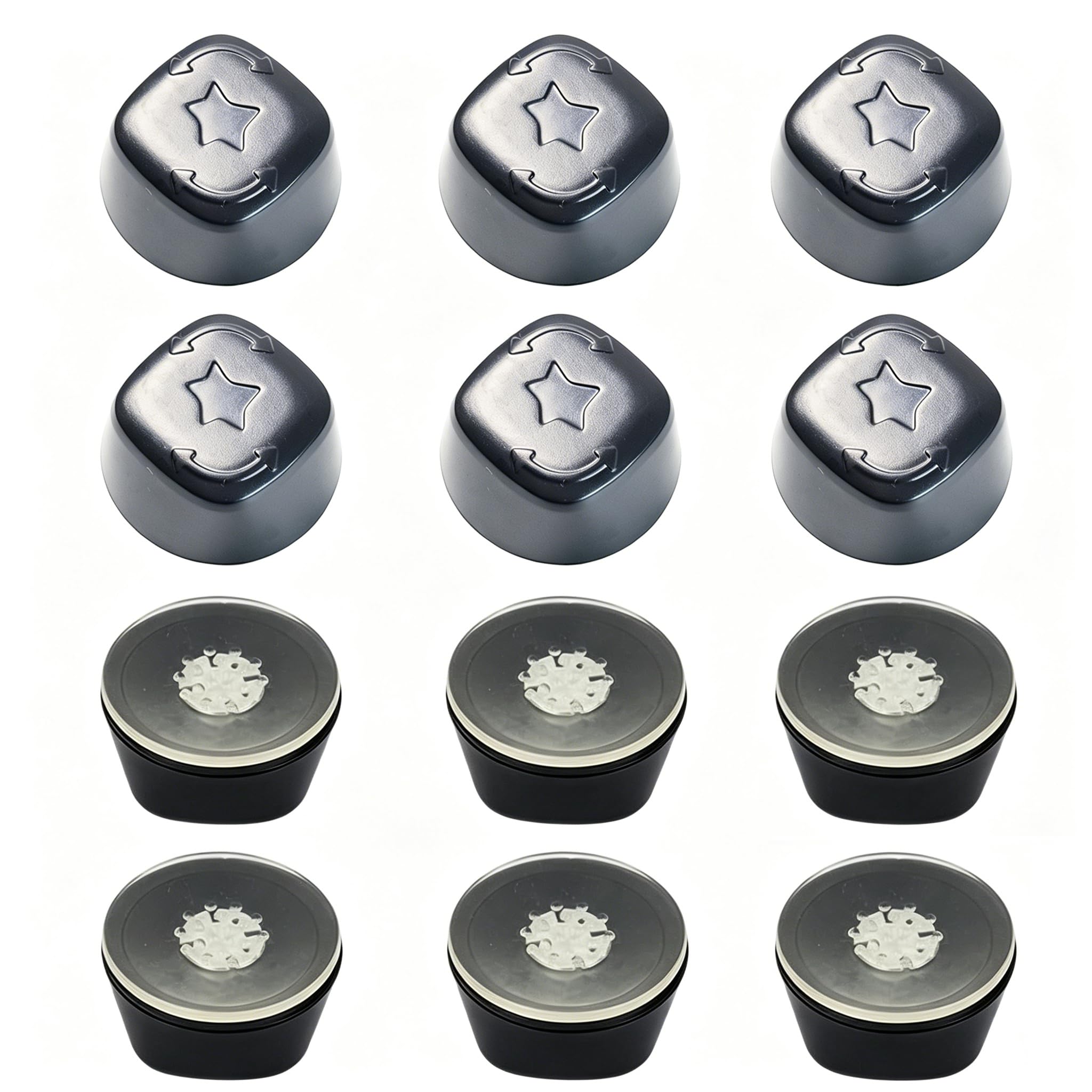 12Pcs Campervan Tent Awning Suction Cup, Caravan Motorhome Awning Fix Kit Compatible with Dometic Kampa Limpet RV Camping Tent Accessories | Dometic Kampa Limpet RV Camping Tent Suction Cup