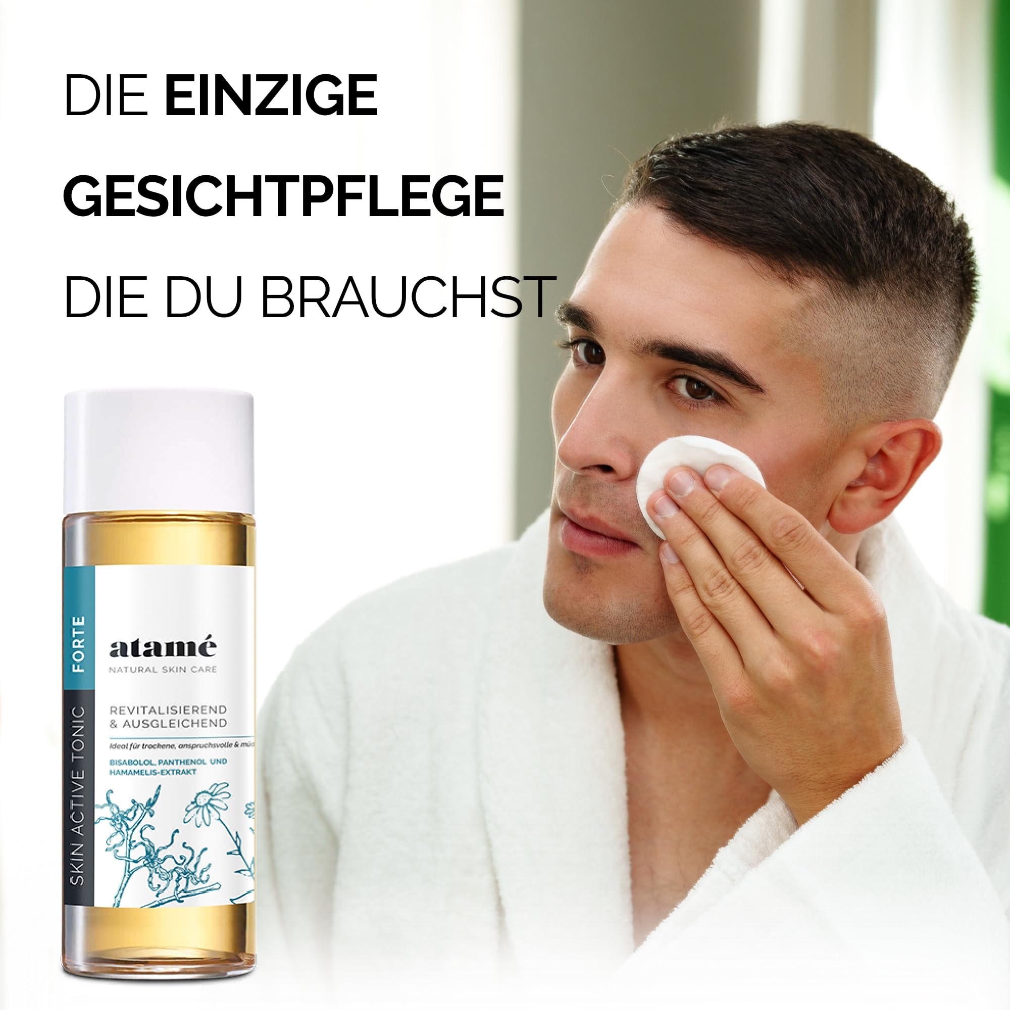 Tonic für trockene Haut – Intensiv feuchtigkeitsspendendes Gesichtswasser mit Hyaluron & wertvollen Pflanzenextrakten, schützt vor Trockenheit & pflegt tiefenwirksam, 250 ml